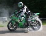 Land vehicle Motorcycle Vehicle Motorcycling Green